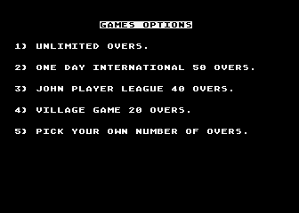 Atari Cricket atari screenshot
