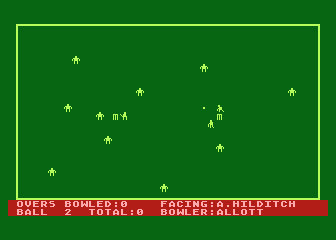 Atari Cricket atari screenshot