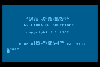 Atari Programming with 55 Programs atari screenshot