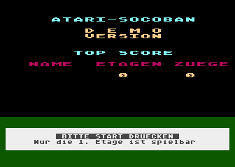 Atari-Socoban atari screenshot