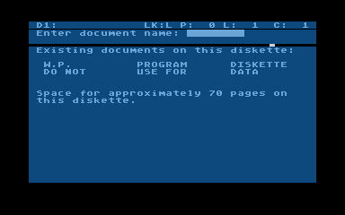 Atari Word Processor atari screenshot