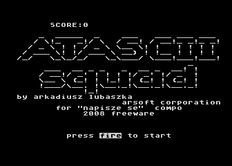 ATASCII Squad atari screenshot
