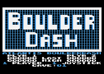 Atlantis Boulder Dash atari screenshot