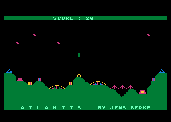 Atlantis atari screenshot