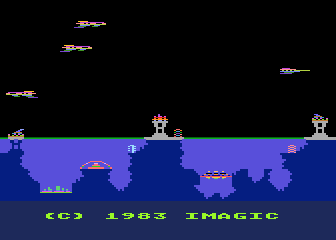 Atlantis atari screenshot