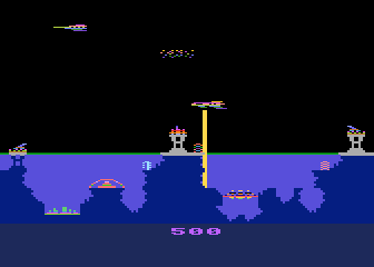 Atlantis atari screenshot