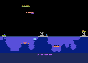 Atlantis atari screenshot