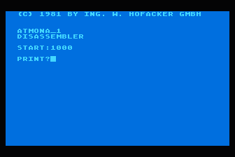 ATMONA-1 atari screenshot
