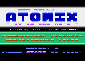 Atomics atari screenshot