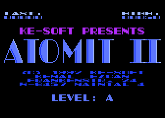 Atomit II atari screenshot