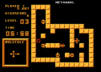 Atomix Plus atari screenshot