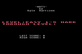 Attack of the Dreaded Hats! atari screenshot