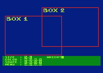 Attribute Boxes atari screenshot