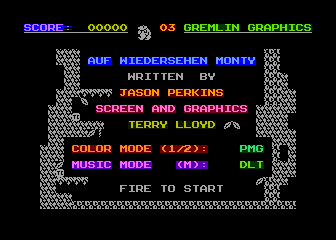 Auf Wiedersehen Monty atari screenshot
