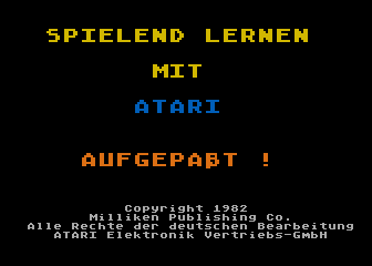 Aufgepasst / Streit der Käfer atari screenshot