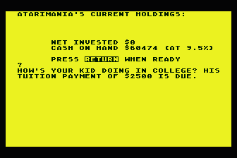 Aunt Prunelda's Inheritance atari screenshot