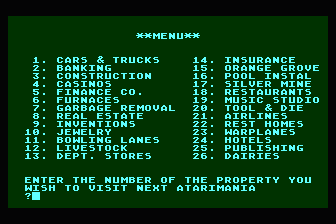 Aunt Prunelda's Inheritance atari screenshot