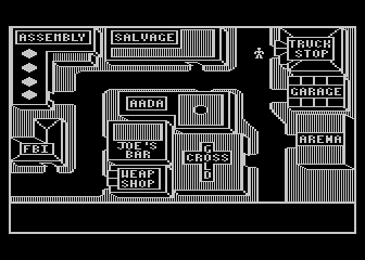 AutoDuel atari screenshot