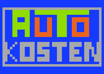 Autokosten atari screenshot