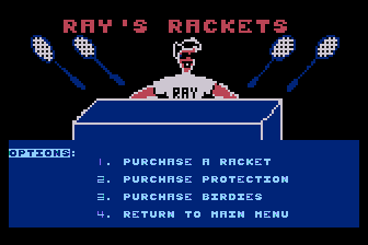 Badminton Destruction Set atari screenshot