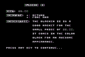 Badminton Destruction Set atari screenshot