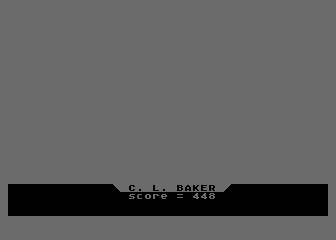 Baker's Game atari screenshot