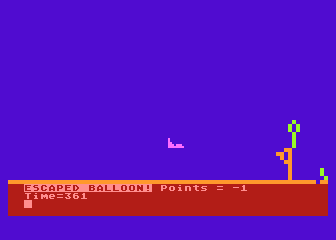 Balloon Pop / Pylon Racer atari screenshot