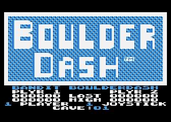 Bandit Boulder Dash 01 atari screenshot