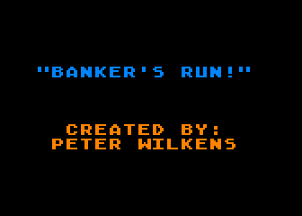 Banker's Run! atari screenshot