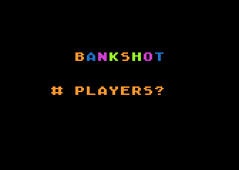 Bankshot atari screenshot