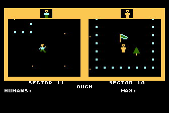 Bannercatch atari screenshot