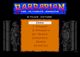 Barbarian - The Ultimate Warrior atari screenshot