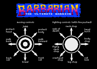 Barbarian - The Ultimate Warrior atari screenshot