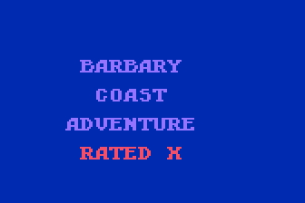 Barbary Coast Adventure atari screenshot