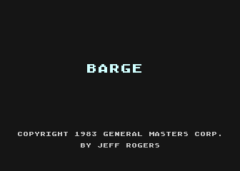 Barge atari screenshot