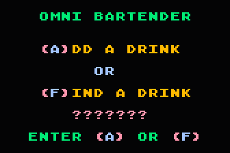 Bartender atari screenshot