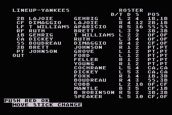 Baseball's Best atari screenshot