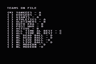 Baseball's Best atari screenshot
