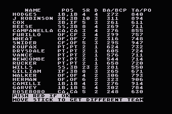 Baseball's Best atari screenshot