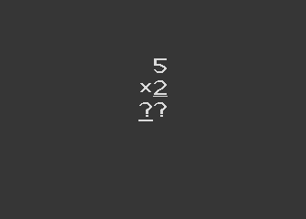 Basic Arithmetic atari screenshot