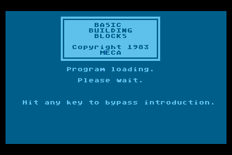 BASIC Building Blocks atari screenshot