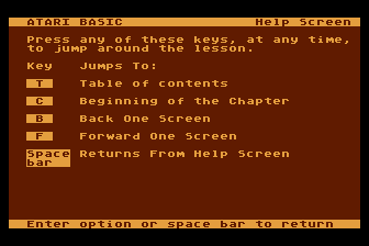 BASIC Building Blocks atari screenshot