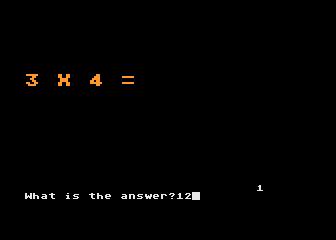 Basic Facts atari screenshot
