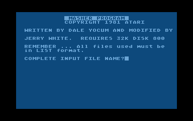 Basic Utility Diskette — screenshot 1