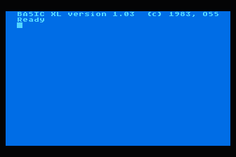 BASIC XL atari screenshot