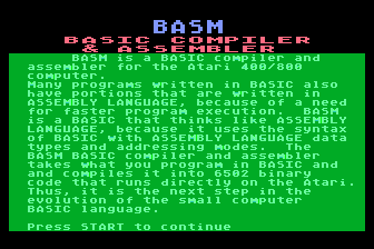 BASM atari screenshot