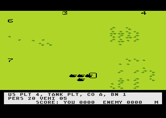 Battalion Commander atari screenshot