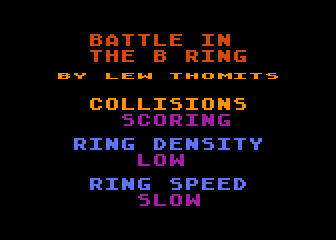 Battle in the B-Ring atari screenshot