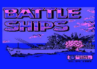 Battle Ships atari screenshot