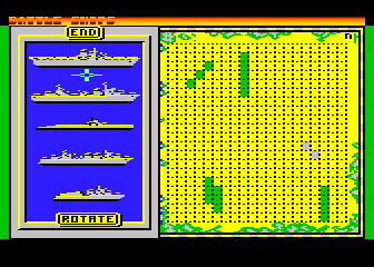 Battle Ships atari screenshot